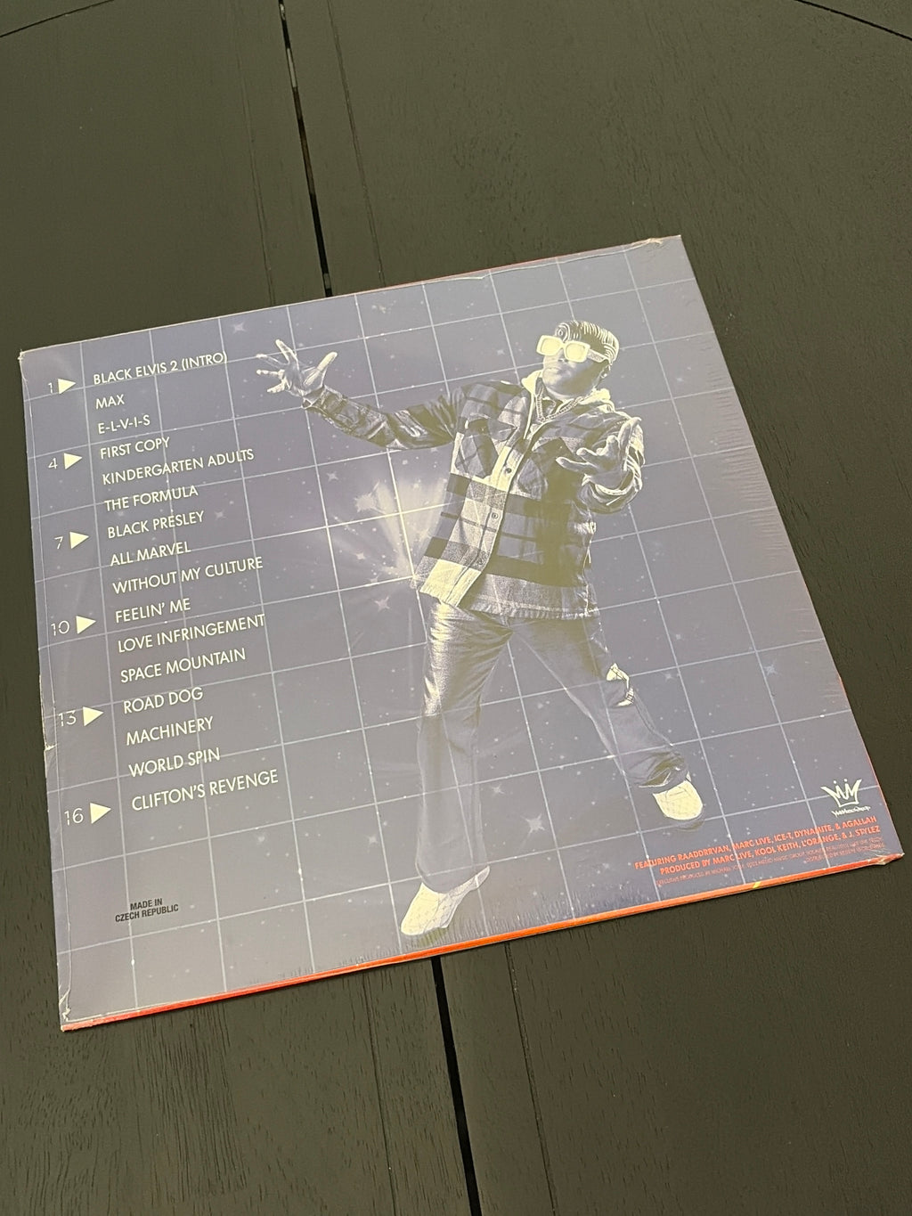 KOOL KEITH - BLACK ELVIS 2 - Electric Blue LP